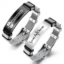 Sword Art Online anime Stainless Steel Bracelets