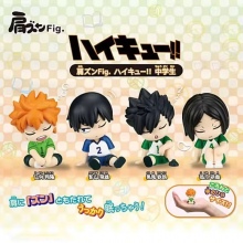 6cm Haikyuu shoulder on shoulder sleeping figures set(4pcs a set)