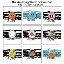 The Amazing World of Gumball braided gemstone bracelet hand chain