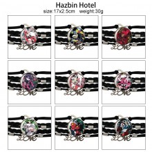 Hazbin Hotel anime braided gemstone bracelet hand ...