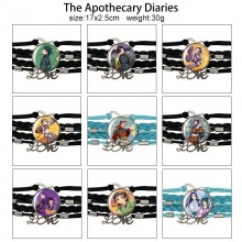 The Apothecary Diaries braided gemstone bracelet hand chain