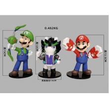 3pcs/set Super Mario anime figures(OPP bag)