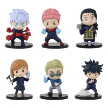 6pcs/set 9cm Jujutsu Kaisen anime figures(OPP bag)