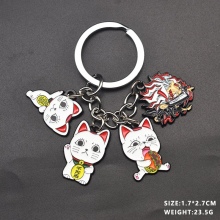 Dandadan anime alloy key chain keychains