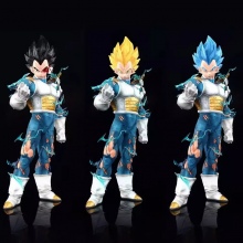 47cm Dragon Ball Super Saiyan 1/4 Vegeta anime figure 3 heads
