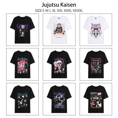Jujutsu Kaisen anime summer short sleeve cotton t-shirts