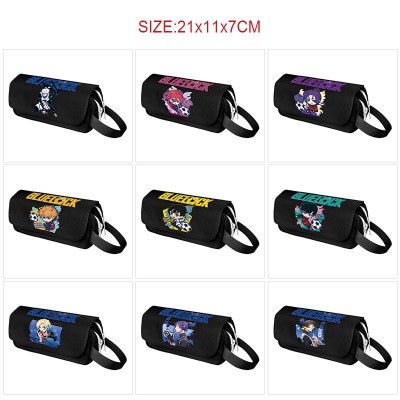 Blue Lock anime canvas pen case pencil bags