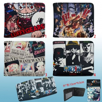 One Piece anime wallet purse