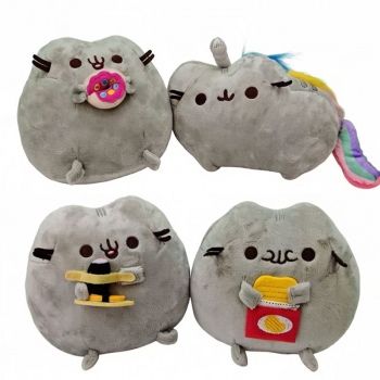 6inches Pusheen the cat plush dolls(12pcs a set)