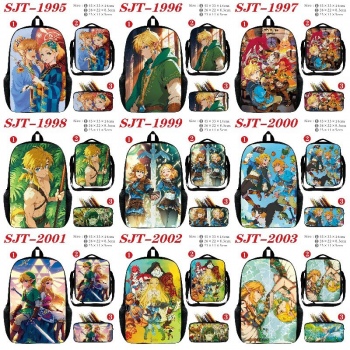 The Legend of Zelda nylon backpack bag shoulder pencil case
