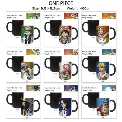 One Piece Heating Color Changing Ceramic Cup Mug
