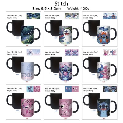 Stitch Heating Color Changing Ceramic Cup Mug