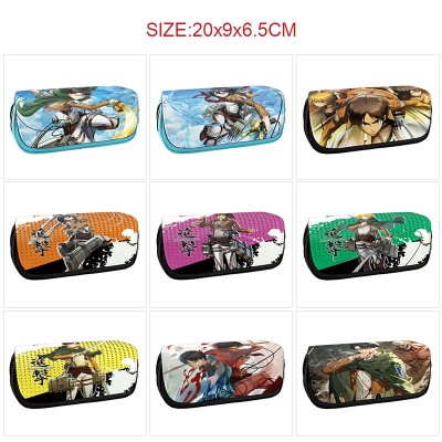 Attack on Titan anime pen case pencil bag