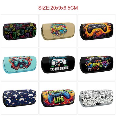 Game controller pattern pen case pencil bag