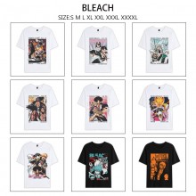Bleach anime summer short sleeve cotton t-shirts