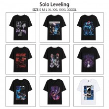 Solo Leveling anime summer short sleeve cotton t-s...
