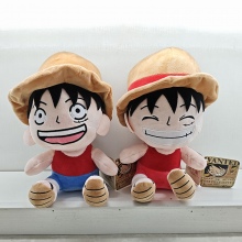 8inches One Piece Luffy plush dolls(12pcs a set)