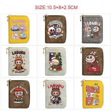 Labubu Zipper Short Wallet Card Holder Pack