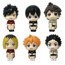 10cm Haikyuu Hinata Shoyo Tobio Kageyama sitting figure