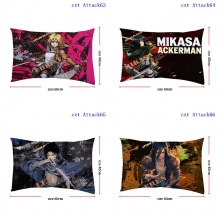 Attack on Titan two-sided pillow pillowcase 40*60CM