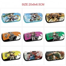 Attack on Titan anime pen case pencil bag