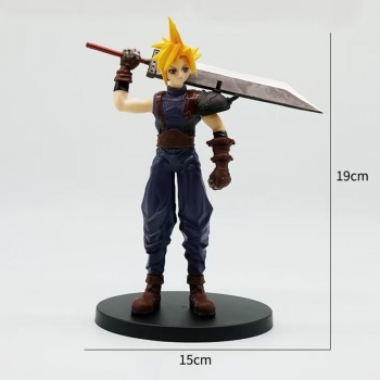 19cm Final Fantasy Cloud figure(OPP bag)