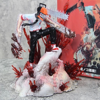 27cm Chainsaw Man Denji Pochita anime Figure