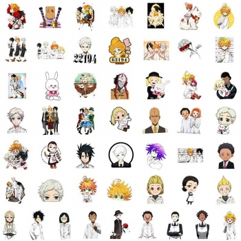 50pcs The Promised Neverland waterproof stickers set