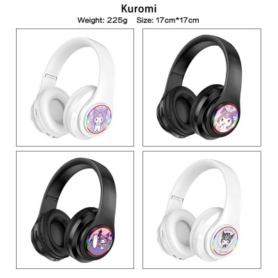 Kuromi wireless bluetooth stereo support card earphone headphones