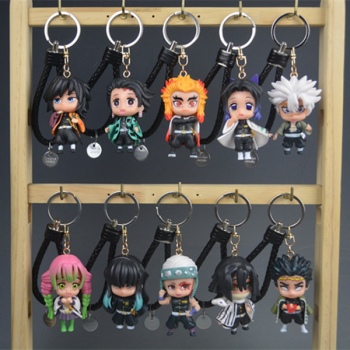 Demon Slayer anime figure doll key chains