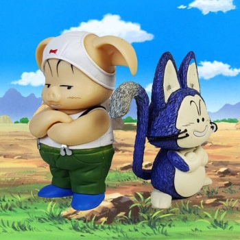 2pcs/set Dragon Ball Oolong Puar‌ anime figures(OPP bag)