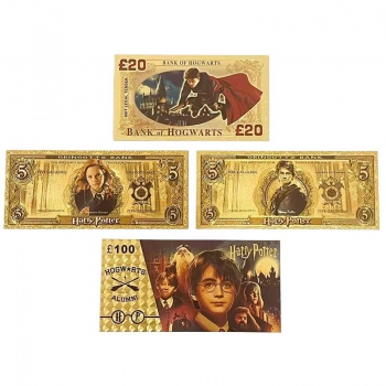 Harry Potter coin gold banknotes bills(price for 1pcs)