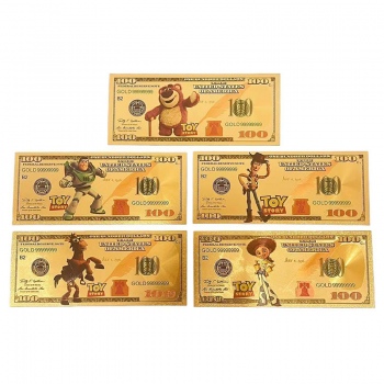 Toy Story coin gold banknotes bills(price for 1pcs)
