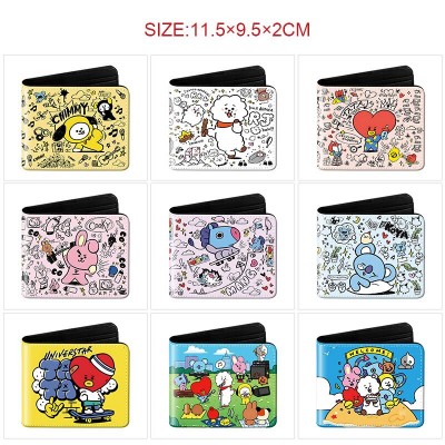 BTS BT21 star wallet purse