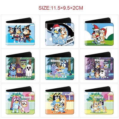 Bluey anime wallet purse