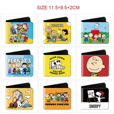 Snoopy anime wallet purse