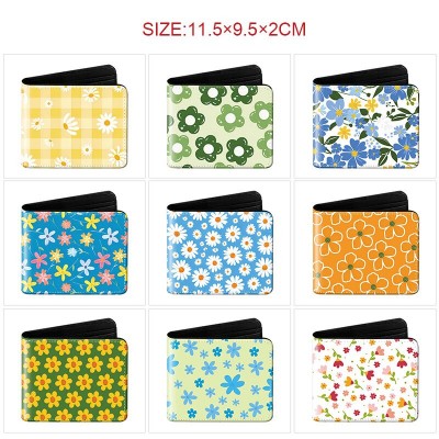 The flower anime wallet purse