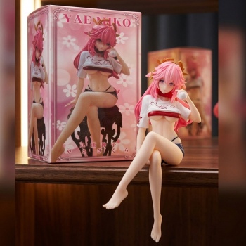 18cm Genshin Impact Yae Miko sitting game figure