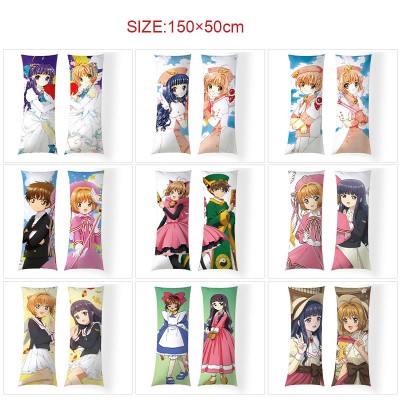 Card Captor Sakura two-sided long pillow adult body pillow 50*150CM