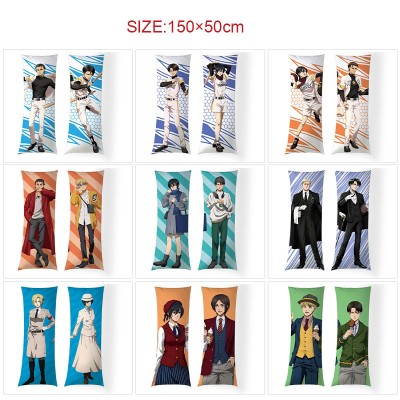 Attack on Titan two-sided long pillow adult body pillow 50*150CM