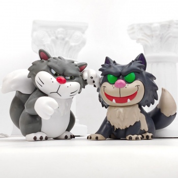 2pcs/set 11cm Lucifer cat anime figures(OPP bag)