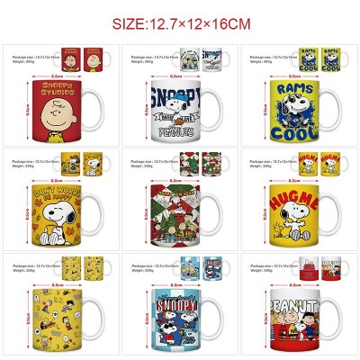 Snoopy anime ceramic cup mug