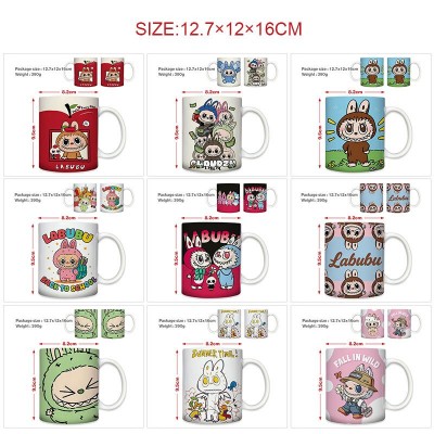Labubu anime ceramic cup mug