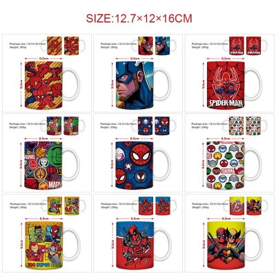 Super Hero Iron Spider Super Man ceramic cup mug