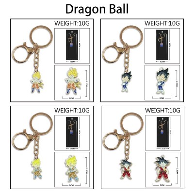 Dragon Ball Colorful Enamel Alloy Key chain Keychain