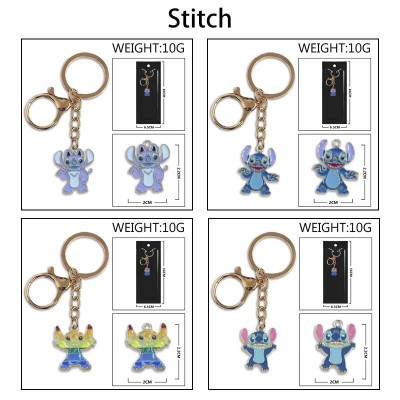 Stitch Colorful Enamel Alloy Key chain Keychain
