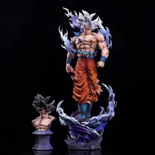 42cm Dragon Ball Ultra Instinct Son Goku Super Saiyan Anime Figure