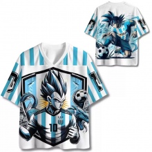 Dragon Ball Soccer Short Sleeve Printed T-Shirt
