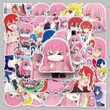50pcs Bocchi The Rock anime waterproof stickers