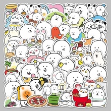 50pcs Chiikawa anime waterproof stickers set